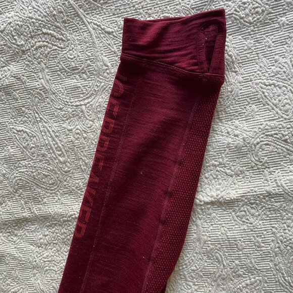 Men's Red Large Icebreaker Merino Wool Hooded Sweatshirt - Picture 5 of 8